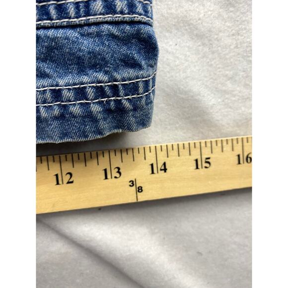 RVT Denim Overalls Size 20 Vintage Blue Wash 100% Cotton Gardening Carpenter - Picture 8 of 8